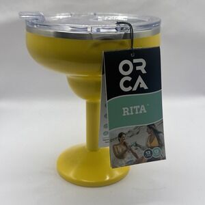 ORCA Rita Temperature Insulated Stainless Steel Marguerita  Sunflower Yellow NWT